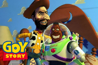 beard black_skin brown_skin buzz_lightyear goy happy_merchant judaism meta:not_oc nas:merchant nas:tyrone nigger smile toy_story tyrone woody_(toy_story) // 615x409 // 347.2KB