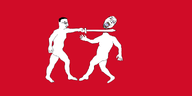 benin benin_empire bloodshot_eyes decapitation flag flag:benin_empire head holding_object naked parody red_background side_profile soyjak sword tongue_out variant:bernd variant:chudjak // 998x499 // 39.9KB