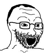 balding beard glasses hair nusak open_mouth variant:soyak // 641x800 // 15.0KB