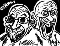 2soyjaks art closed_mouth cross_eyed dark drawfag glasses meta:not_oc open_mouth stubble tired variant:cirrus // 638x495 // 149.5KB