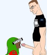 4chan black_skin blowjob green_hair meta:pornographic_content penis sonnenrad variant:chudjak white_skin // 1226x1436 // 271.9KB