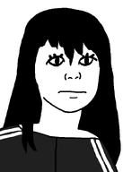 closed_mouth eyelashes female genderbend girl hair nose series:foidjaks series:fusionjaks subvariant:ancapgerontofoid subvariant:commiepedotroon subvariant:female_kuz track_suit variant:kuzjak woman // 614x859 // 10.8KB