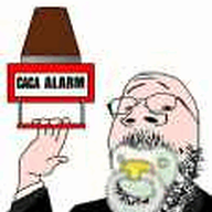alarm animated arm baby bald beard binky caca clothes hand holding_object jpeg_compression low_quality low_resolution mustache pacifier small_eyes soyjak stubble suit text tuxedo variant:gapejak white_background // 114x125 // 20.5KB