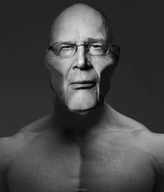 gigachad glasses gray_skin grey_background grey_skin klaus_schwab meta:not_oc muscles nas:gigachad nas:schwab // 640x748 // 252.8KB