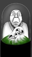 3soyjaks baby background clothes collared_shirt cushion deformed eyebrows fused glass glasses melting meta:tagme sad shading smile soyjak stubble subvariant:nathaniel subvariant:wholesome_soyjak variant:bernd variant:gapejak // 900x1600 // 569.6KB