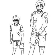 2soyjaks afro album_cover limp_pumpo middle_finger music subvariant:chudplier subvariant:soyak_(smug) that_one_fucking_picture_of_nate_being_a_smug_little_bastard variant:chudjak variant:markiplier_soyjak variant:soyak // 1024x1024 // 194.9KB