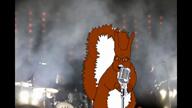 angry chipmunk ear full_body glasses microphone open_mouth singing sound soyjak squirrel subvariant:feralsquirrel variant:feraljak video // 640x360, 259.8s // 3.2MB