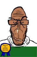 afd award booger brown_skin country countrywar crying europe european flag flag:saxony germany glasses hair mucus mutt nazi_germany red_eyes saxony seethe shill soyjak stubble subvariant:euromutt sweater text variant:markiplier_soyjak // 591x900 // 26.6KB