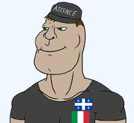 aryan ascence_(user) clothes green_eyes hat italian_flag italy meta:namefags namefags quebec soyjak subvariant:brazilaryan variant:meximutt white_skin // 800x737 // 96.9KB