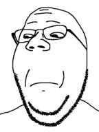 glasses looking_down stubble subvariant:wholesome_soyjak variant:gapejak // 600x800 // 28.1KB