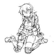 anime neutral sitting soldier subvariant:neutralplier variant:markiplier_soyjak // 700x677 // 114.8KB