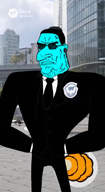 blue_skin brap building epx7fclhdrp_(namefag) gassy gill_koyim_(namefag) glasses israel meta:ai_generated meta:namefags mossad outside shitskin sora subvariant:perceptive_chud suit_and_tie tree variant:chudjak // 480x872, 10.1s // 1.3MB