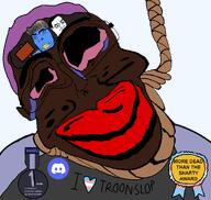 3soyjaks ack acne award badge beak black_skin bloodshot_eyes blue_skin clothes crying discord flag:transgender_pride_flag hair hanging nigger noose purple_hair rans_trights red_lips rent_free rope shitskin sign subvariant:chudjak_(smug) subvariant:jartycuck subvariant:patrick text tranny tranny_award transgender_flag transheart trend:slopjak troonslop twitter variant:chudjak variant:cobson weddy weddycuck wetdry_world white_skin xitter zoomer zoomer_hair // 1050x996 // 82.6KB