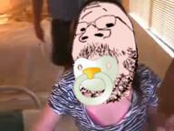 4chan angry baby babyjak caca cyberpolice front_facing goog googawawawagaga internet mean troll trolling variant:cobson variant:gapejak yelling // 960x720, 54.2s // 51.6MB