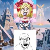 animated buff communism dance glasses hammer_and_sickle hyperborea lambdadelta lolkek multiple_soyjaks murder music mymy_(ongezellig) ongezellig open_mouth stubble swastika tongue tranny variant:alicia variant:bernd variant:chudjak variant:cobson variant:feraljak variant:impish_soyak_ears variant:kuzjak video vs // 1080x1080, 37.5s // 16.0MB