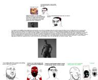 acne anger_mark angry arm beard black_skin closed_mouth clothes ear gigachad glasses glowing glowing_eyes green_eyes greentext hair hand head_steam heart holding_object holding_phone i_love inverted iphone large_eyebrows multiple_soyjaks nas:gigachad nigger open_mouth p_blm phone politics red science smile smug soyjak soyjak_comic stubble subvariant:phoneplier subvariant:phoneplier_vertical subvariant:science_lover text thougher tranny tshirt variant:chudjak variant:fatjak variant:markiplier_soyjak variant:soyak wordswordswords // 6281x5151 // 3.2MB