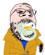 angry arm baby babyjak clothes glasses gun hand hd holding_object pacifier pistol punisher_face remastered small_eyes soyjak stubble variant:gapejak white_skin // 683x843 // 346.6KB