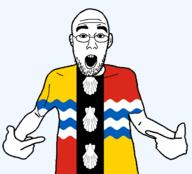 arm bedfordshire british clam clothes ear flag flag:bedfordshire glasses hair hand open_mouth pointing river soyjak stubble teeth tshirt united_kingdom variant:shirtjak // 1236x1118 // 87.3KB