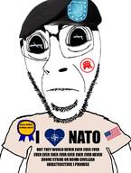 award beret drone flag:united_states glasses i_would_never nato north_atlantic_treaty_organisation republican_party subvariant:hornyson subvariant:hydrocephason variant:cobson yemen yugoslavia // 777x1027 // 350.0KB