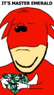 arm closed_eyes closed_mouth emerald glasses hand holding_gem holding_object its_over knuckles master_emerald red red_skin sega snout sonic sonic_adventure sonic_adventure_2 sonic_the_hedgehog sonic_the_hedgehog_3_and_knuckles soyjak stubble subvariant:wholesome_soyjak text variant:gapejak video_game white_skin // 600x1053 // 70.7KB