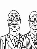 animated artificial_intelligence barbershop_quartet clothes meta:ai_generated multiple_soyjaks_soyjaks series:singin_sidson singing striped_clothing stripped_suit subvariant:singin_sidson suit suit_and_tie variant:sidjak // 480x640, 6s // 2.3MB