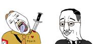 armband blood brown_shirt clothes ernst_rohm eyebrows glasses heinrich_himmler i_love knife mustache nazism necktie open_mouth schutzstaffel smirk stab sturmabteilung suit swastika undercut uniform variant:bernd variant:chudjak // 1866x856 // 62.4KB
