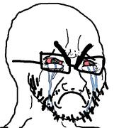 artist:xxx_skibidisigma_xxx bloodshot_eyes closed_mouth crying frown glasses soyjak stubble template thick_eyebrows variant:cryboy_soyjak // 1080x1012 // 29.4KB