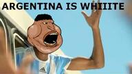afro argentina brown_skin clothes irl jewish_nose open_mouth teeth tshirt variant:meximutt yellow_sclera // 800x450 // 415.6KB