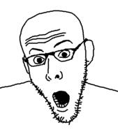 ear glasses meta:tagme open_mouth stubble teeth variant:koolson // 461x524 // 4.1KB