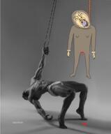 antiswarthy_(namefag) blood buff clothes eskimo full_body gigachad lynching neovagina rope tongue variant:bernd yellow_skin yellow_teeth // 844x1022 // 403.5KB