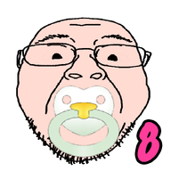 baby babyjak counter glasses pacifier pink_skin series:dollbooru_counters stubble transparent_background variant:bernd // 800x800 // 43.2KB