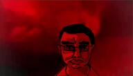 angry closed_mouth creepypasta ear glasses hair mereana_mordegard_glesgorv red_skin soyjak subvariant:chudjak_front variant:chudjak youtube // 1251x715 // 435.1KB