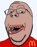 amerimutt clothes mcdonalds mutt mutt_lips series:muttverse subvariant:gapemutt variant:gapejak // 800x1000 // 29.5KB