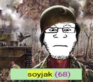 bald beard glasses helmet m1_helmet neutral ptsd rule34 soldier subvariant:neutralplier tank thousand_yard_stare variant:markiplier_soyjak war white_skin // 360x315 // 221.4KB