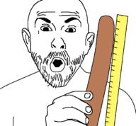 food glasses holding_object ruler sausage soyjak stubble template variant:56jak3 // 694x644 // 16.4KB