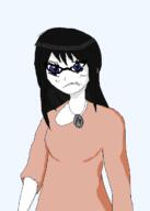 beanie blue_eyes blush clothes eyelashes hair necklace soy soyjak soylent variant:soytan // 500x700 // 9.8KB