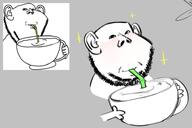 blush draw drawfag drawgod drawing gray_background happy imp_drinking impaled impish impish_soyjak redraw variant:impish_soyak_ears // 757x503 // 138.1KB