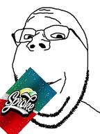 glasses smile soyjak sproke stubble subvariant:wholesome_soyjak teeth variant:gapejak // 375x500 // 95.1KB