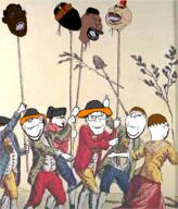 ack anonymous anti_namefags astrofene_(namefag) award badge bald bloodshot_eyes brapzilian brown_hair brown_skin chud_(soybooru) classical_art_parody closed_mouth clothes crying dan dead fat fez french_revolution garf_(user) glasses hair hat meta:namefags moustache namefags nigger open_mouth pike revolution shitskin sloptranwnbag_(namefag) smile soybooru spike stubble subvariant:brazilmutt subvariant:wholesome_soyjak variant:feraljak variant:gapejak variant:impish_soyak_ears variant:meximutt variant:protestantjak variant:soyak warrior-z_(user) // 1000x1173 // 1.3MB