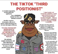 badge benito_mussolini big_ears big_lips bolsheviks brown_skin censored civic_nationalism coat communism dictatorship english_text fascism fat flag:lgbt_pride_flag flag:nazbol flag:transgender_pride_flag glasses grey_coat hammer_and_sickle judaism larp military_uniform national_bolshevism nazbol nigger politics queen_of_spades rainbow soyjak spade star_of_david subvariant:branigger subvariant:branvase third_positionism third_world tiktok torso transgender_symbol variant:brandon wordswordswords zoomer // 1080x1014 // 197.3KB