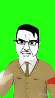 adolf_hitler ai_generated angry bowtie glasses green_screen hair mustache nazism oh_when_the_saints_are_marching_in subvariant:chudjak_front uniform variant:chudjak video viggle // 720x1280, 19.6s // 5.3MB