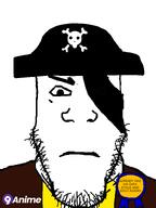 9anime award one_eye piracy pirate subvariant:neutralplier variant:markiplier_soyjak // 600x800 // 73.4KB
