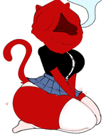 catgirl female femjak glasses meta:Use_this_tag_to_filter_this_EPIPorn_niggerbrim meta:namefags meta:op_took_a_selfie_of_xerself meta:self_insert meta:self_inserted_again_award red_skin rubio_(user) series:muttvariants_from_meximutt series:muttverse skirt speech_bubble subvariant:meximutt_side sunglasses tail variant:meximutt woman // 896x1152 // 341.2KB