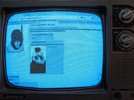 2soyjaks ack brown_skin coal glasses hanging open_mouth rope soy_(soyjak_party) soyjak_party static stubble subvariant:crying_soyak_ears2 television variant:bernd variant:soyak // 4032x3024 // 1.4MB