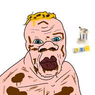 aryan big_lips black_skin contact_lenses nigger paint paint_brush spray spray_paint subvariant:feralnigger variant:feraljak // 2048x2048 // 303.2KB