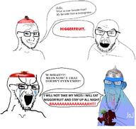 calm crying fruit. meds meta:tagme tinfoil_hat variant:cryboy_soyjak variant:feraljak variant:nigjak variant:soyak // 1142x1080 // 609.8KB