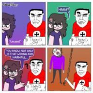 cobsontalks glasses open_mouth pointing rantsona soyjak stubble subvariant:chudjakTALKS subvariant:chudjak_front variant:bernd variant:chudjak // 738x738 // 389.7KB