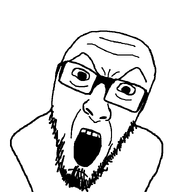 angry glasses goatee looking_at_you open_mouth stubble variant:durst white_background white_skin // 720x720 // 21.1KB