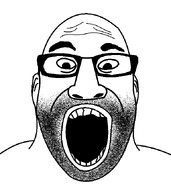 cirrusification glasses markiplier open_mouth series:fusionjaks soyjak stubble variant:cirrus variant:markiplier_soyjak // 600x674 // 22.7KB