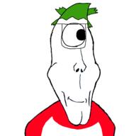 4chan anime closed_mouth clothes euromutt glasses hair one_eye subvariant:eliot subvariant:euroaryan subvariant:euromutt variant:markiplier_soyjak variant:unknown yotsoyba // 1280x1280 // 297.5KB